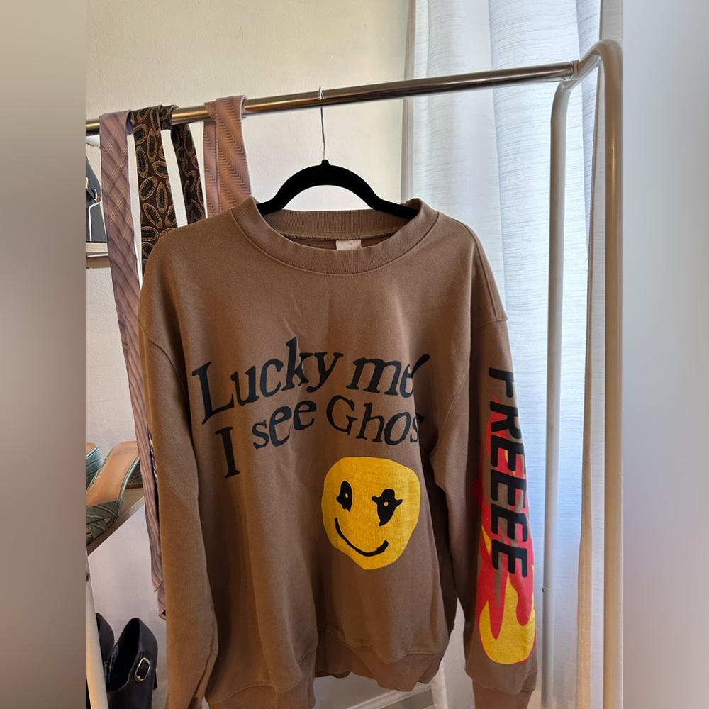 lucky me i see ghosts crewneck